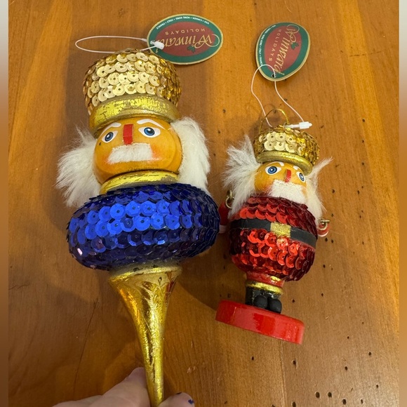 Other - Vintage nutcracker sequin ornaments